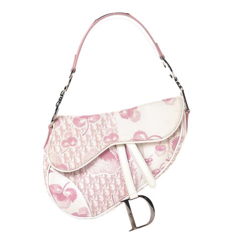 dior monogram floral saddle bag|dior magnetic saddle bag.